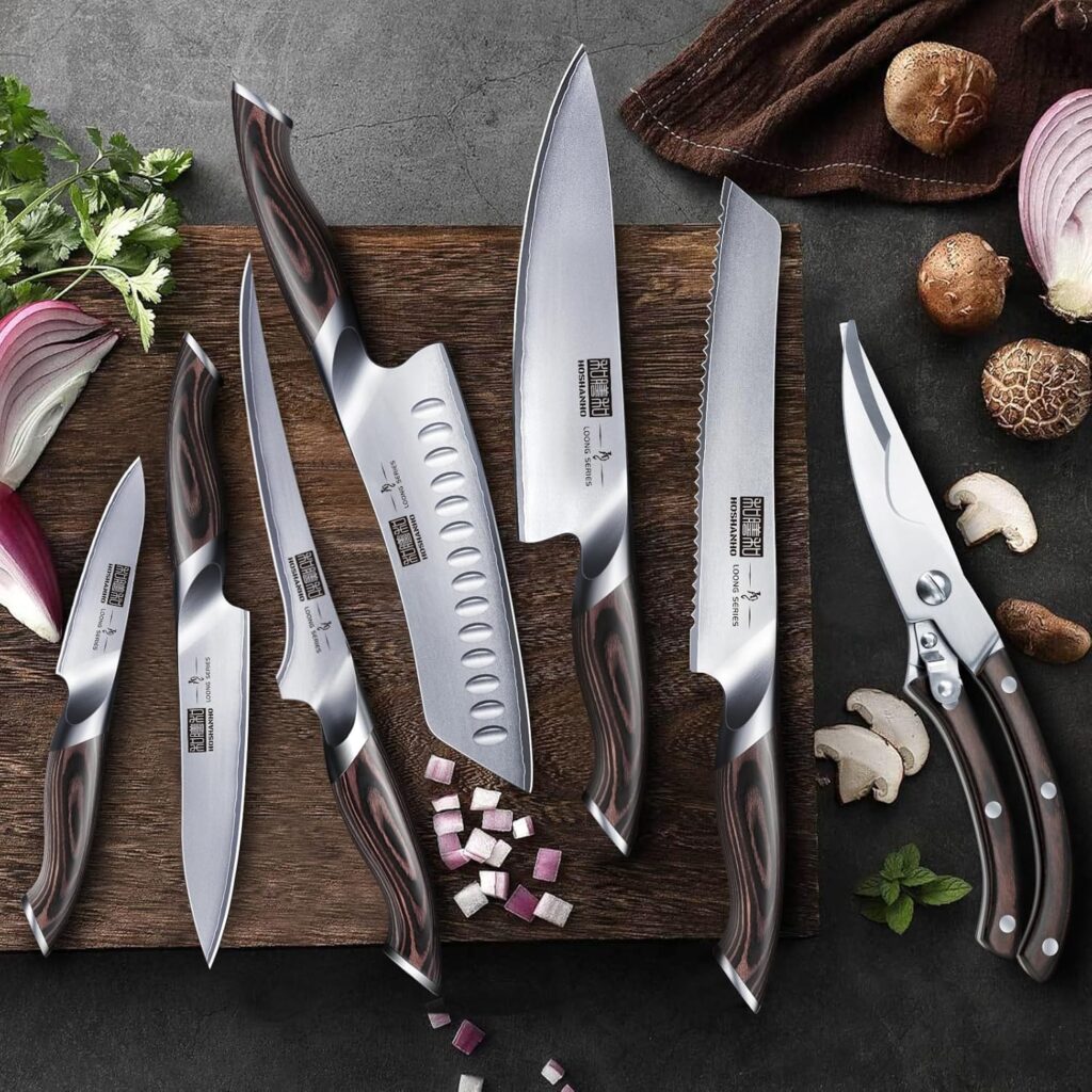 HOSHANHO 8-Piece Kitchen Knife Set Review: Japanese Precision, Unmatched Sharpness, and Timeless Design